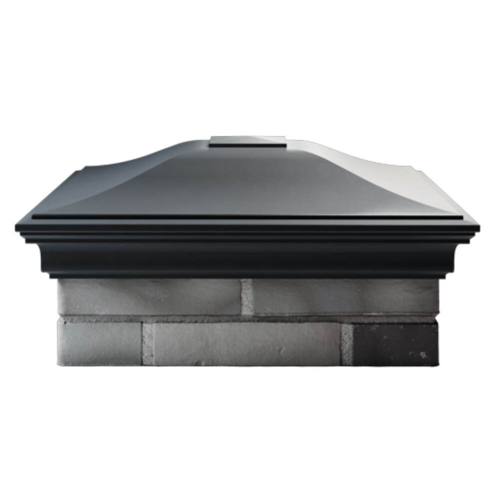 Колпак Монблан Серый на столб 2х2 кирпича фото 3