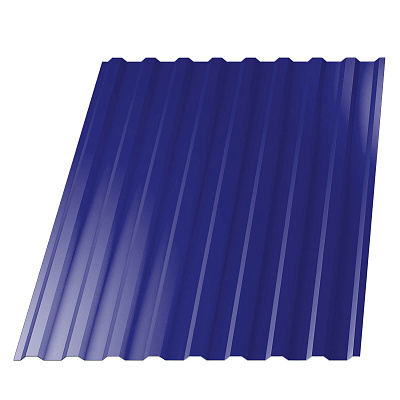 Профнастил НС-20 (МП 20) RAL5002 Синий Ультрамарин 1150(1100)мм 0,45мм