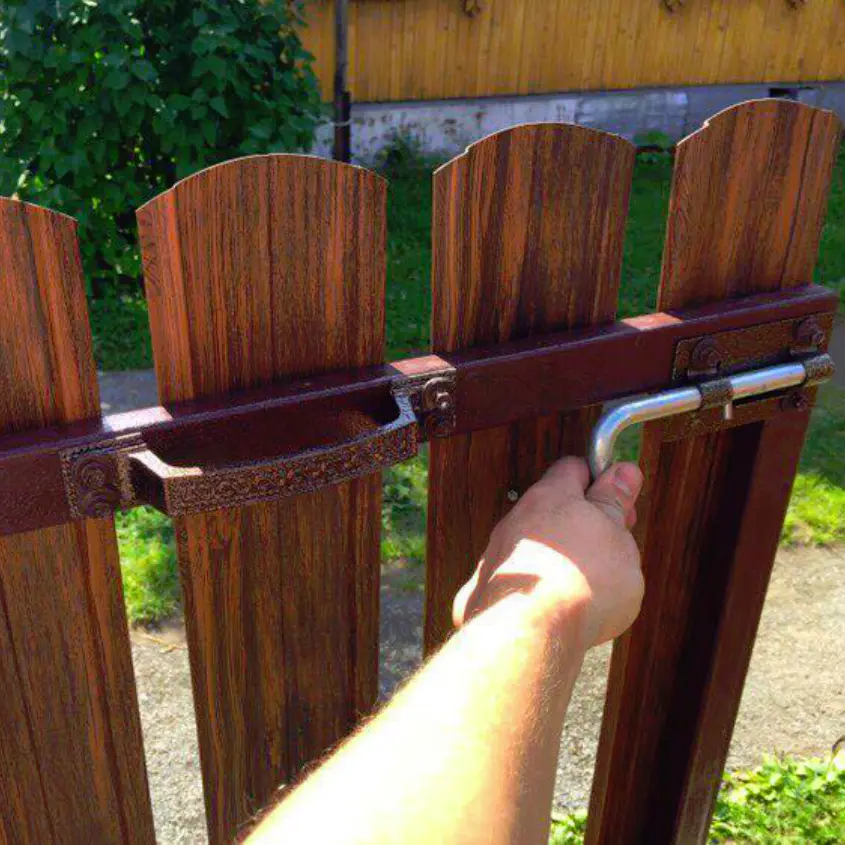 Фото 5 Штакетник фигурный Темный Каштан 3D Принтек двусторонний