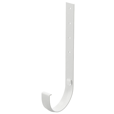 Кронштейн желоба металлический Дёке Premium RAL 9003 Белый Пломбир