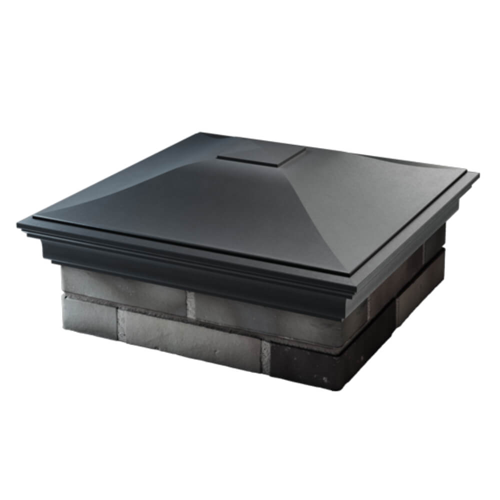 Колпак Монблан Серый на столб 2х2 кирпича фото 4