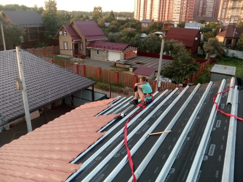 Металлочерепица Геркулес 8004 терракотовый Стальной Бархат от Центра Металлокровли в Костанае