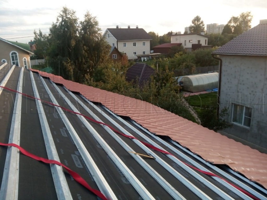 Металлочерепица Геркулес 8004 терракотовый Стальной Бархат от Центра Металлокровли в Костанае